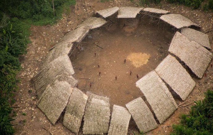 Territorio de los moxihatateas, los indígenas yanomami no contactados, en la Amazonía brasileña