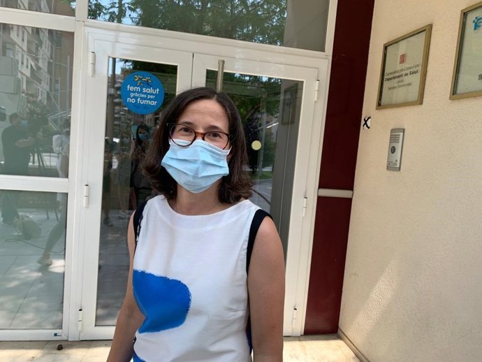 La gerent de la Regió Sanitria de Lleida i de la Regió sanitria Alt Pirineu i Aran, Divina Farreny.