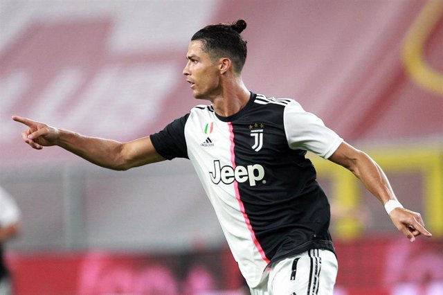 Cristiano Ronaldo celebra un golazo con la Juventus