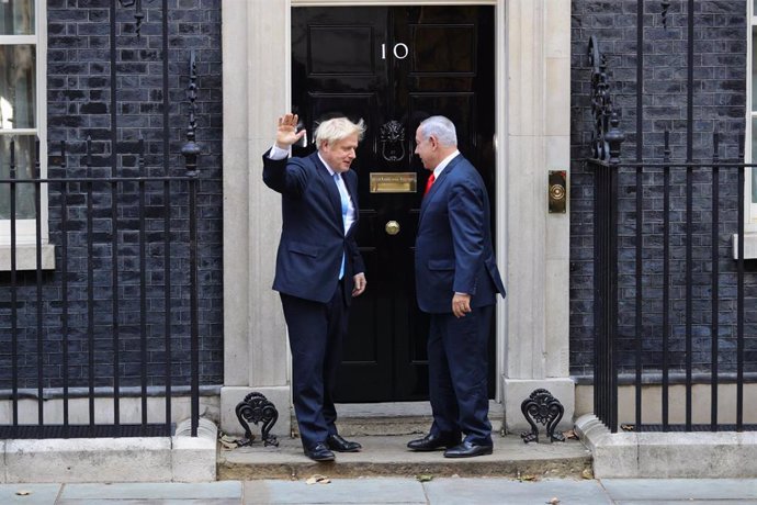 Boris Johnson y Benjamin Netanyahu
