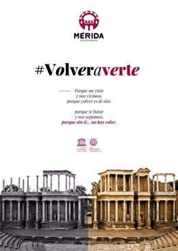Cartel de la iniciativa "Volveraverte" en Mérida