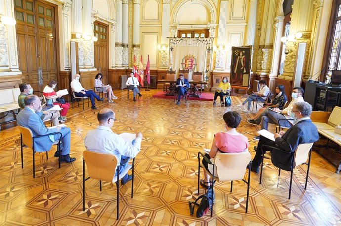 Reunión de la Junta de Gobierno Local del Ayuntamiento de Valladolid.