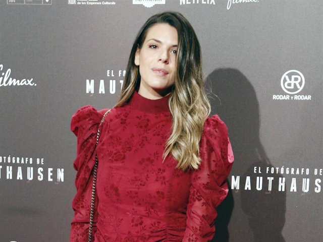 Laura Matamoros en el estreno de una película en la capital