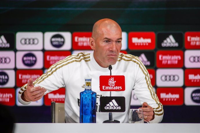 Zidane en rueda de prensa