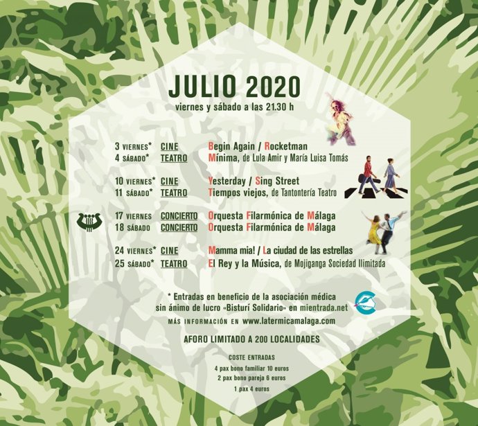 La Térmica programación julio