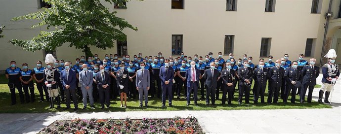 Toma de posesión de 56 nuevos agentes de la Policía Municipal de Valladolid.
