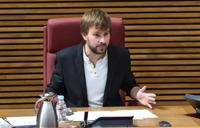 Alberto Ibáñez en su comparecencia en Les Corts