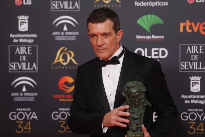 Antonio Banderas en la XXXIV edición de los Premios Goya, en Málaga (archivo)