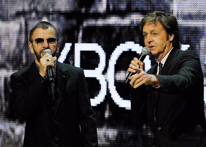 Paul McCartney y Ringo Starr 