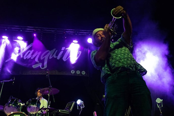 Espectáculo de música en las fiestas de Marratxí.