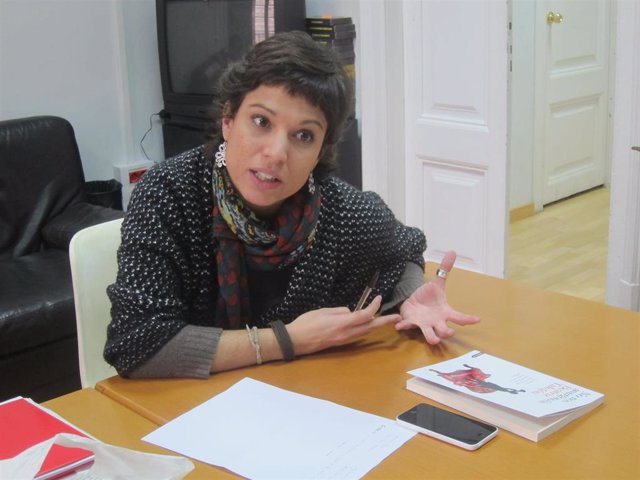 La secretaria general de la UIJS, Beatriz Talegón (PSOE). 