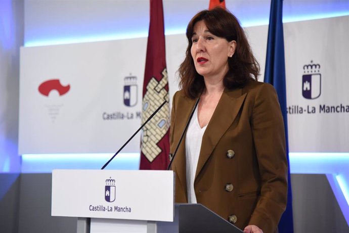Rueda de prensa de la portavoz del Gobierno de Castilla-La Mancha, Blanca Fernández.