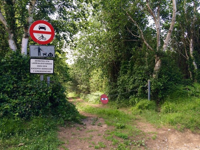 Accesos a calas de Jaizkibel.