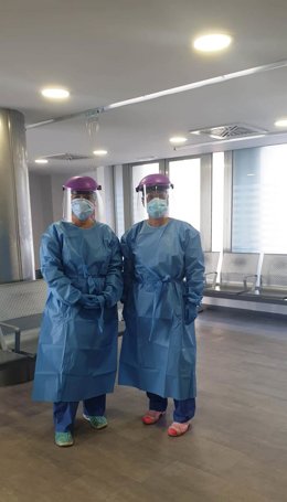 Profesionales sanitarios del Hospital Macarena