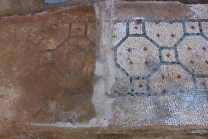 Proceso de restauración del Edificio del Mosaico para incorporarse a la visita al Barrio del Foro Romano