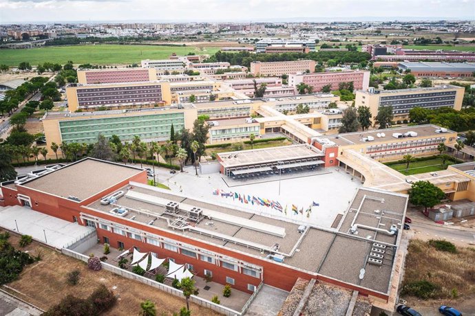 Panorámica del campus de la Universidad Pablo de Olavide