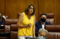 Susana Díaz critica a Moreno por no responder a las "inquietudes" y "faltar al respeto" de los andaluces