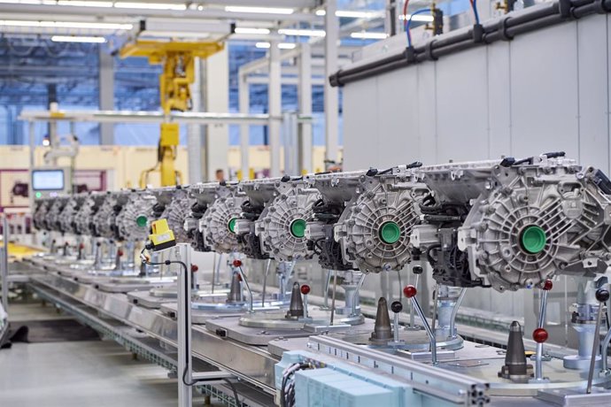 Producción en la planta de BMW en Dingolfing (Alemania)