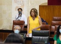 Moreno afea a Susana Díaz y a Teresa Rodríguez que no participen la comisión de reconstrucción "por un sillón"