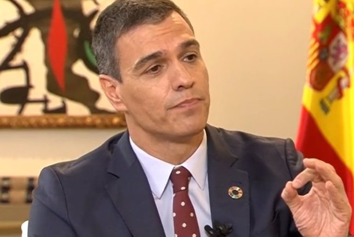Pedro Sánchez, durante la entrevista en la Sexta.