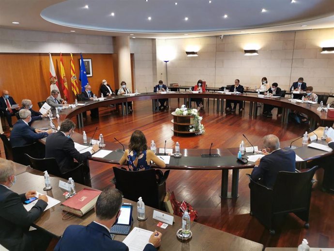 Pleno de la Diputación Provincial de Huesca del mes de julio de 2020.