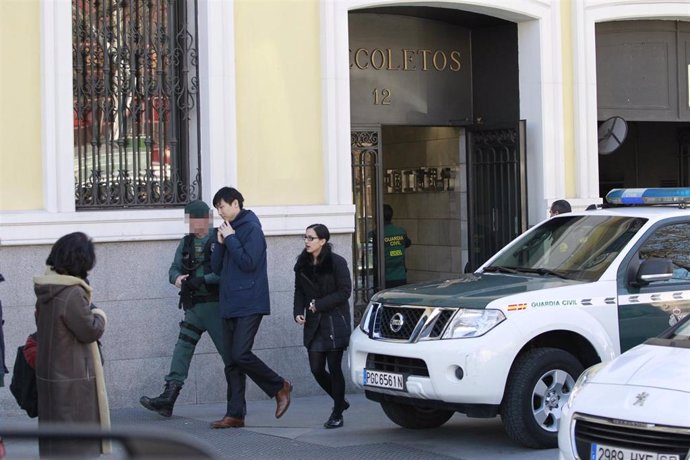Operación contra el banco chino ICBC en Madrid en una operación contra el blanqueo