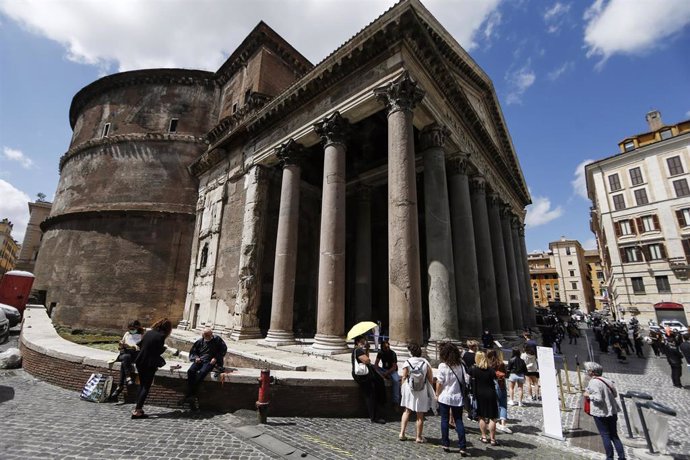 Vista de Roma durante la pandemia de coronavirus