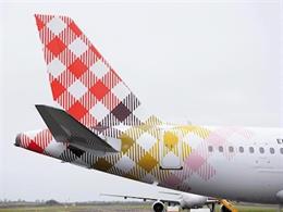 Un avión de la compañía de 'Low cost' española Volotea