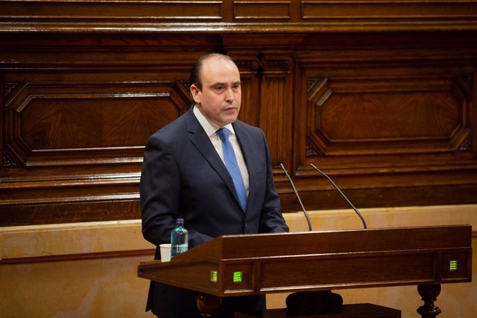 El diputat autonmic del Partit Popular Daniel Serrano al Parlament de Catalunya.