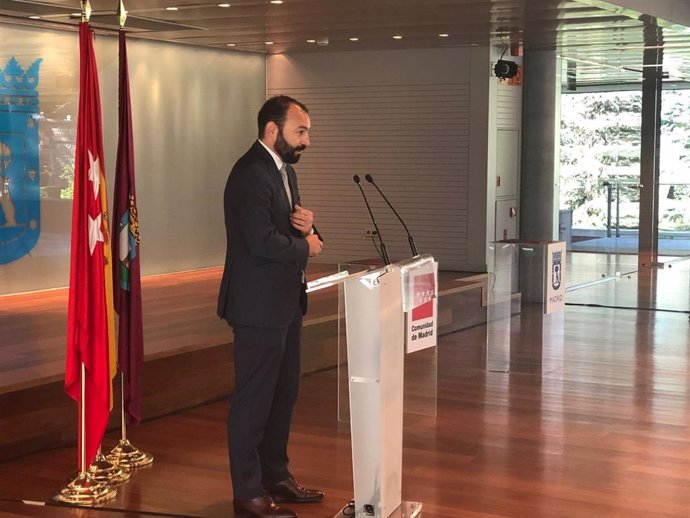 Manuel Giménez, consejero de Economía, Empleo y Competitividad de la Comunidad de Madrid