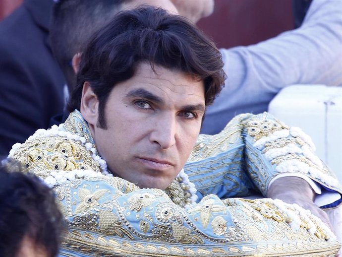 Cayetano Rivera, concentrado durante una de sus corridas de toros