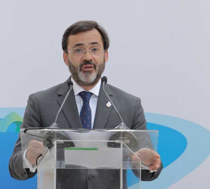 Alberto Jofre, director gerente del CPE, durante un acto