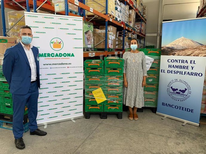 Mercadona dona casi 40 toneladas de alimentos a entidades sociales de las islas 