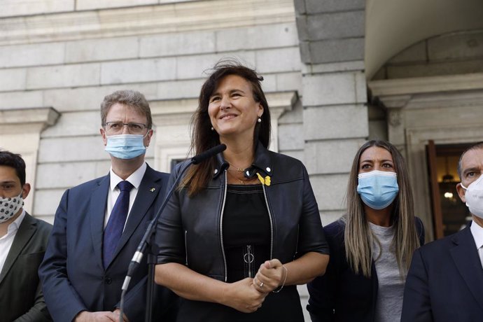 La Portaveu del Grup JxCat al Congrés dels Diputats, Laura Borrs. Madrid (Espanya), 25 de juny del 2020.