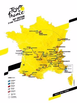 Recorrido del Tour de Francia 2020
