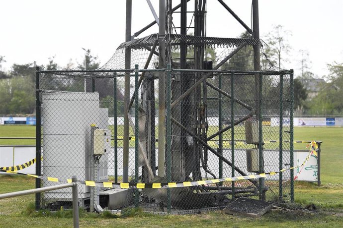 Ataque a una antena de telefonía en Bélgica en abril