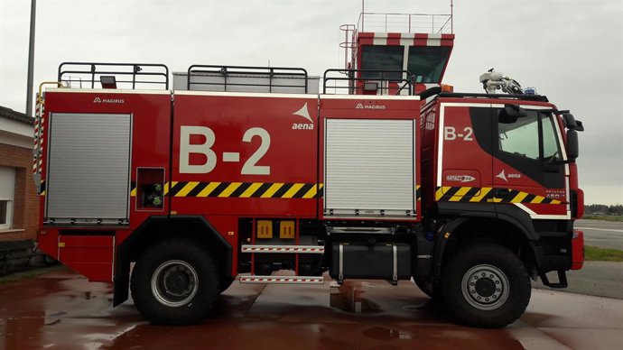 El nuevo camión autoextintor del Aeropuerto de Córdoba