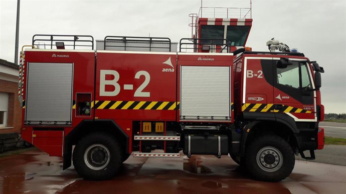 El nuevo camión autoextintor del Aeropuerto de Córdoba