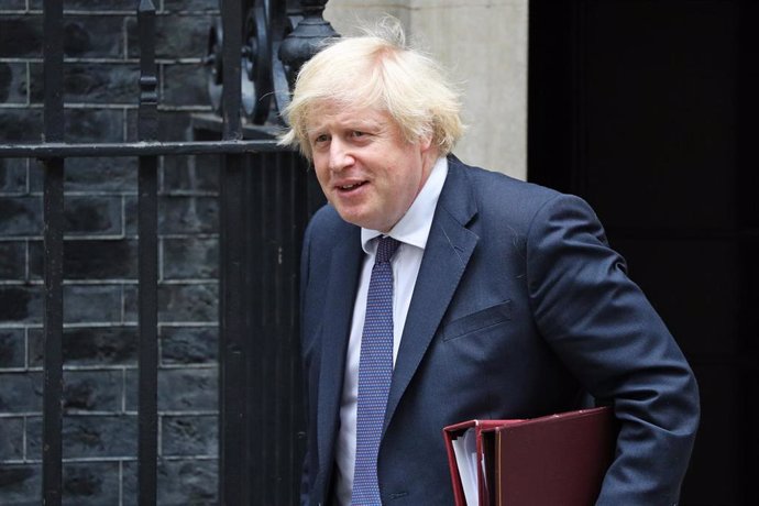 01 July 2020, England, London: UK Prime Minister Boris Johnson departs 10 Downing Street. Photo: Jonathan Brady/PA Wire/dpa