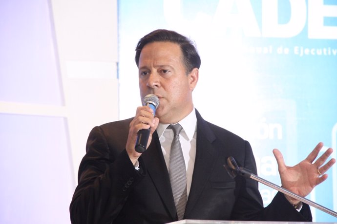 El ex presidente de Panamá Juan Carlos Varela