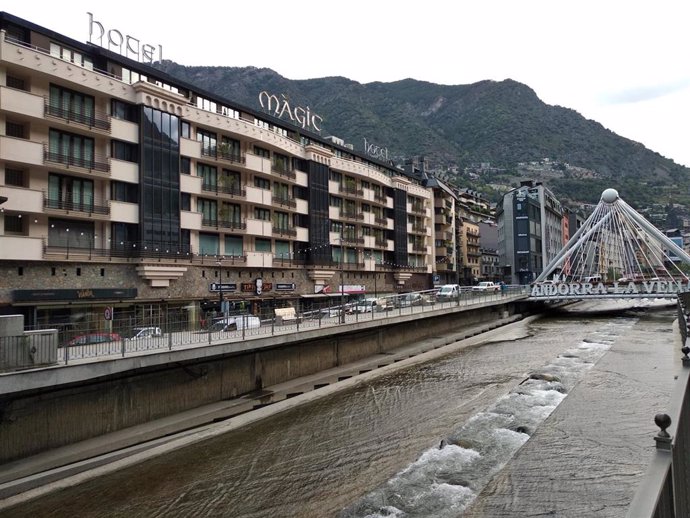 Hotel al centre d'Andorra La Vella (Arxiu)