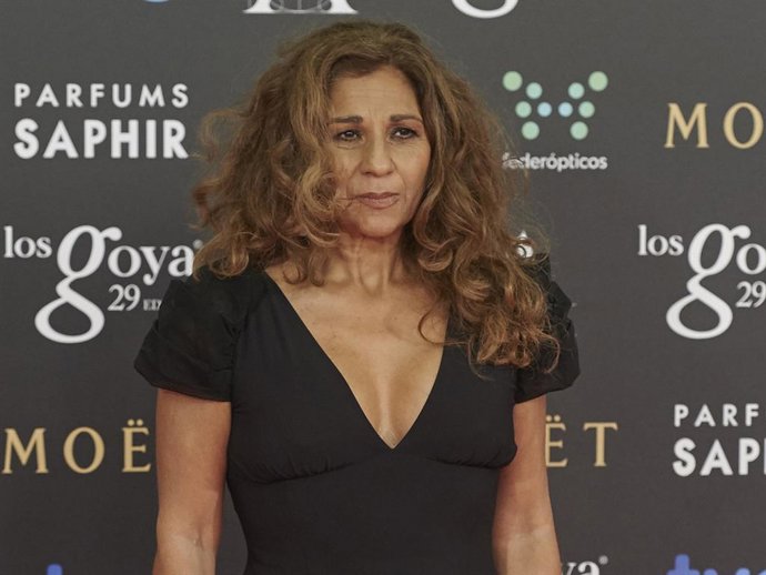 Lolita Flores attends Goya Cinema Awards 2014 at Centro de Congresos Principe Felipe on February 7, 2015 in Madrid, Spain.