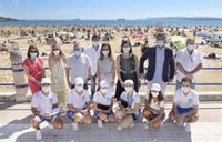 Arranca el dispositivo de playas en Santander con nuevos accesos, 28 auxiliares y educadores y aforo limitado