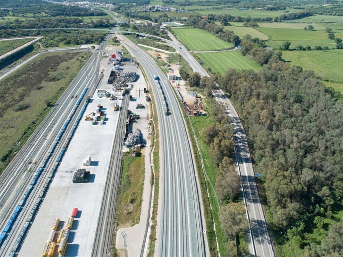 Tramo ferroviaro de la Algeciras-Bobadilla por San Roque