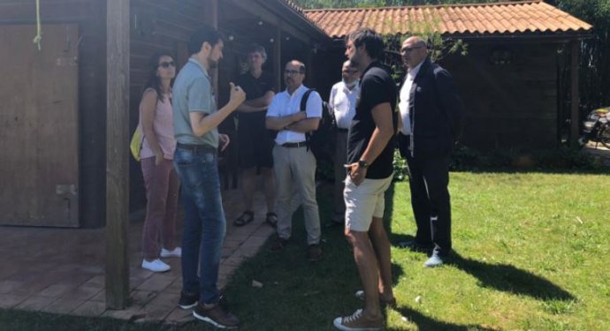 El conseller de Territorio y Sostenibilidad de la Generalitat, Dami Calvet, visita el Parc Natural del Montgrí, les Illes Medes i el Baix Ter (Girona).