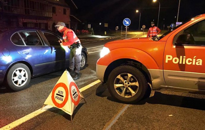 Control de alcohol y drogas de la Policía Foral