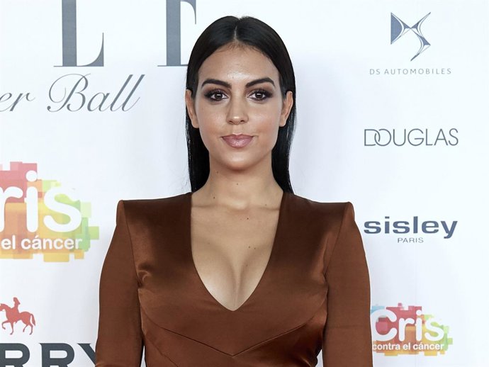 Model Georgina Rodriguez attends ELLE Charity Gala 2019 to raise funds for cancer at Intercontinental Hotel on May 30, 2019 in Madrid, Spain.