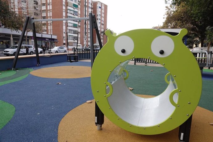 Un parque infantil en Málaga capital