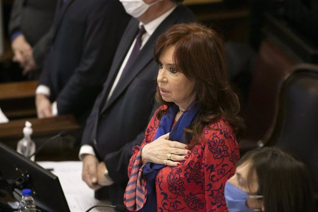 La vicepresidente argentina, Cristina Fernández de Kirchner
