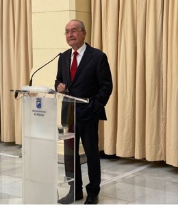 El alcalde de Málaga, Francisco de la Torre, en rueda de prensa